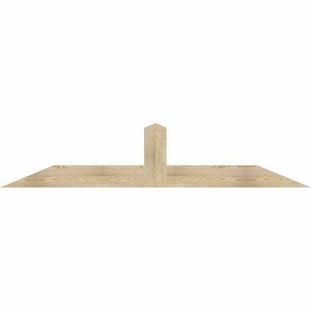 Ekena Millwork Portland Rough Sawn Timber Gable Bracket, Douglas Fir, 84"W x 17"H x 2"D x 6"F, 5/12 Pitch GBW084X17X0206POR00RDF